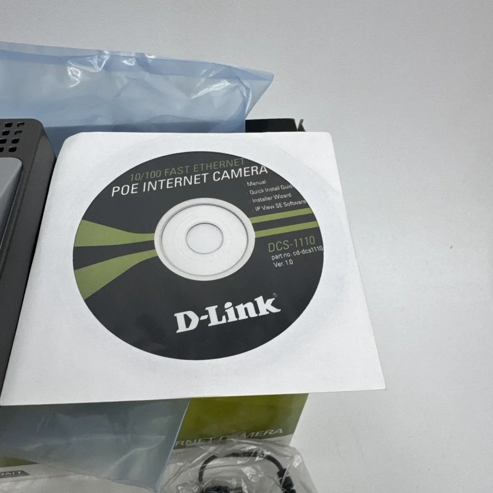 D-Link DCS-1110 10 Fast Ethernet PoE Internet Security Camera ~ Sealed